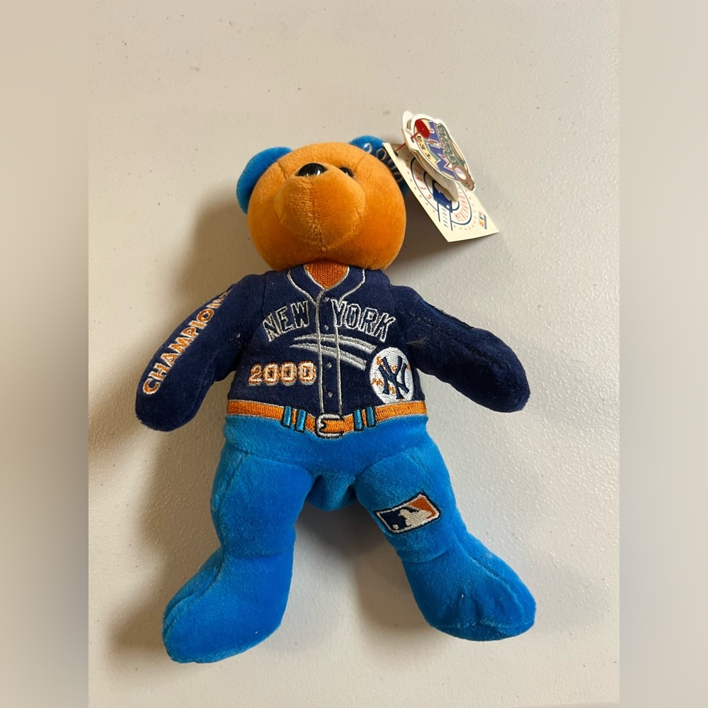 New York Yankees 2000 Championship beanie baby Bear Plush